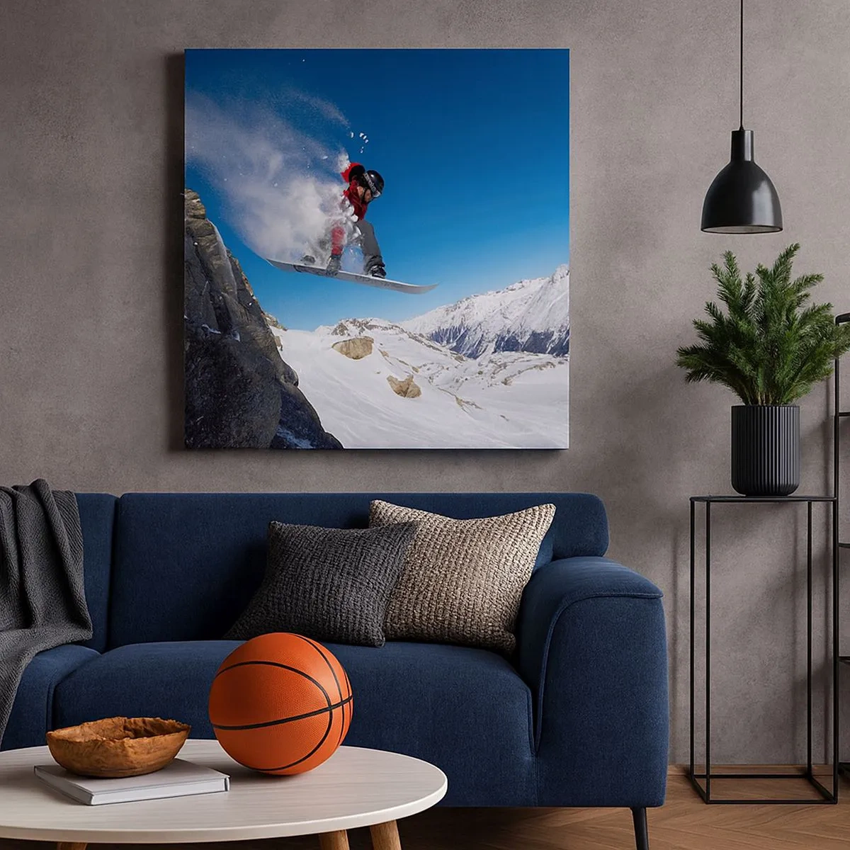 Tablou pe pânză - Și ai devenit parte din spațiul - 30x30 cm