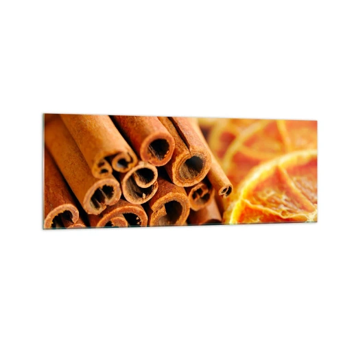 Tablou pe sticlă - Poți să le simți aroma? - 140x50 cm