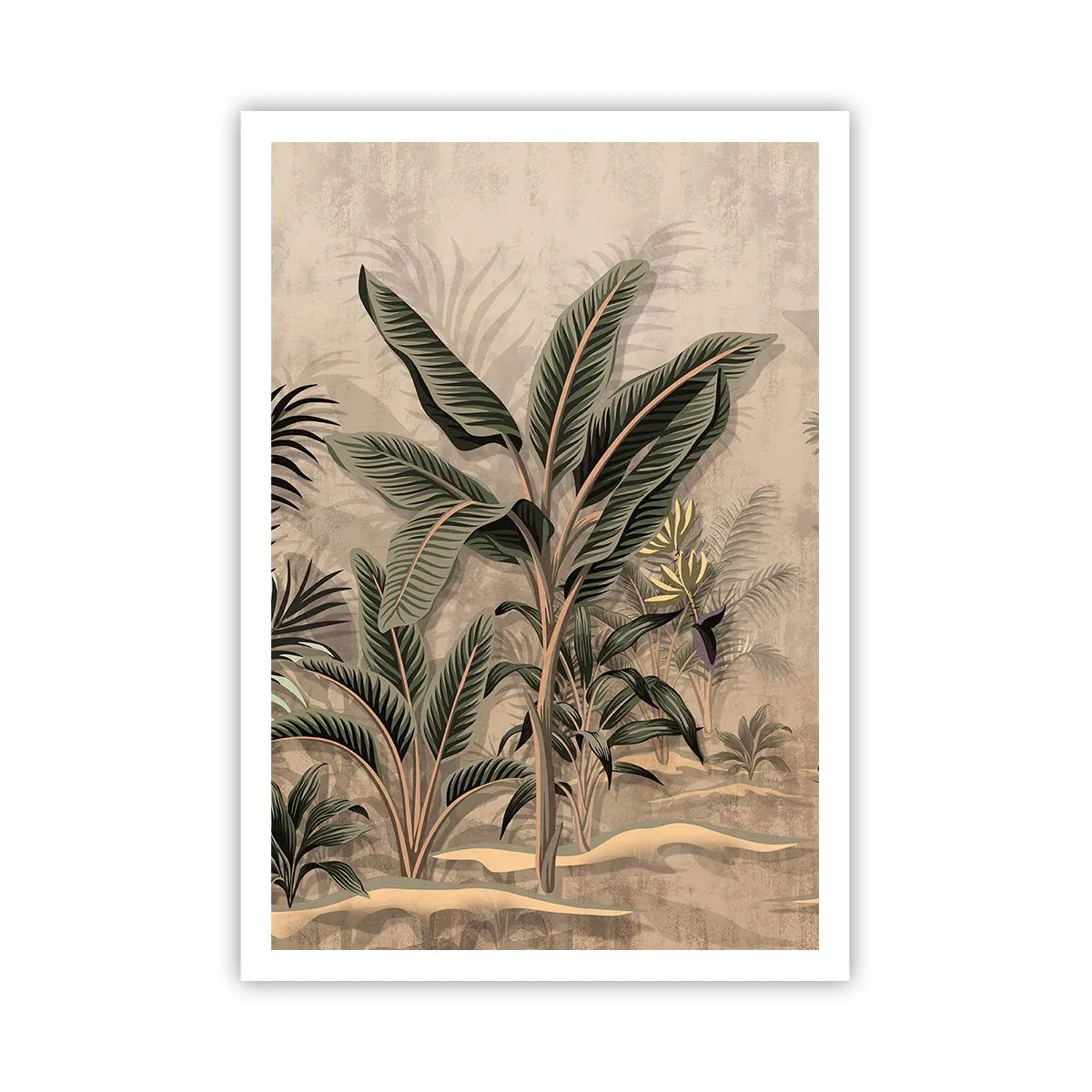 Poster - Gravură în stil colonial - 70x100 cm