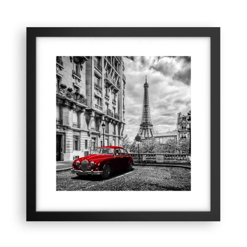 Poster în ramă neagră - Prădător în oraș - 30x30 cm