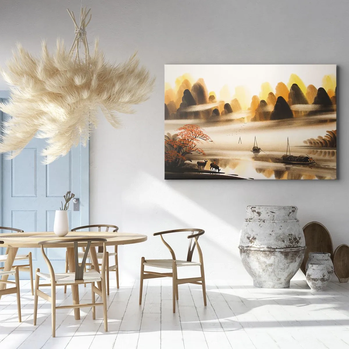 Tablou pe pânză - Mai departe decât Orientul Îndepărtat - 120x80 cm