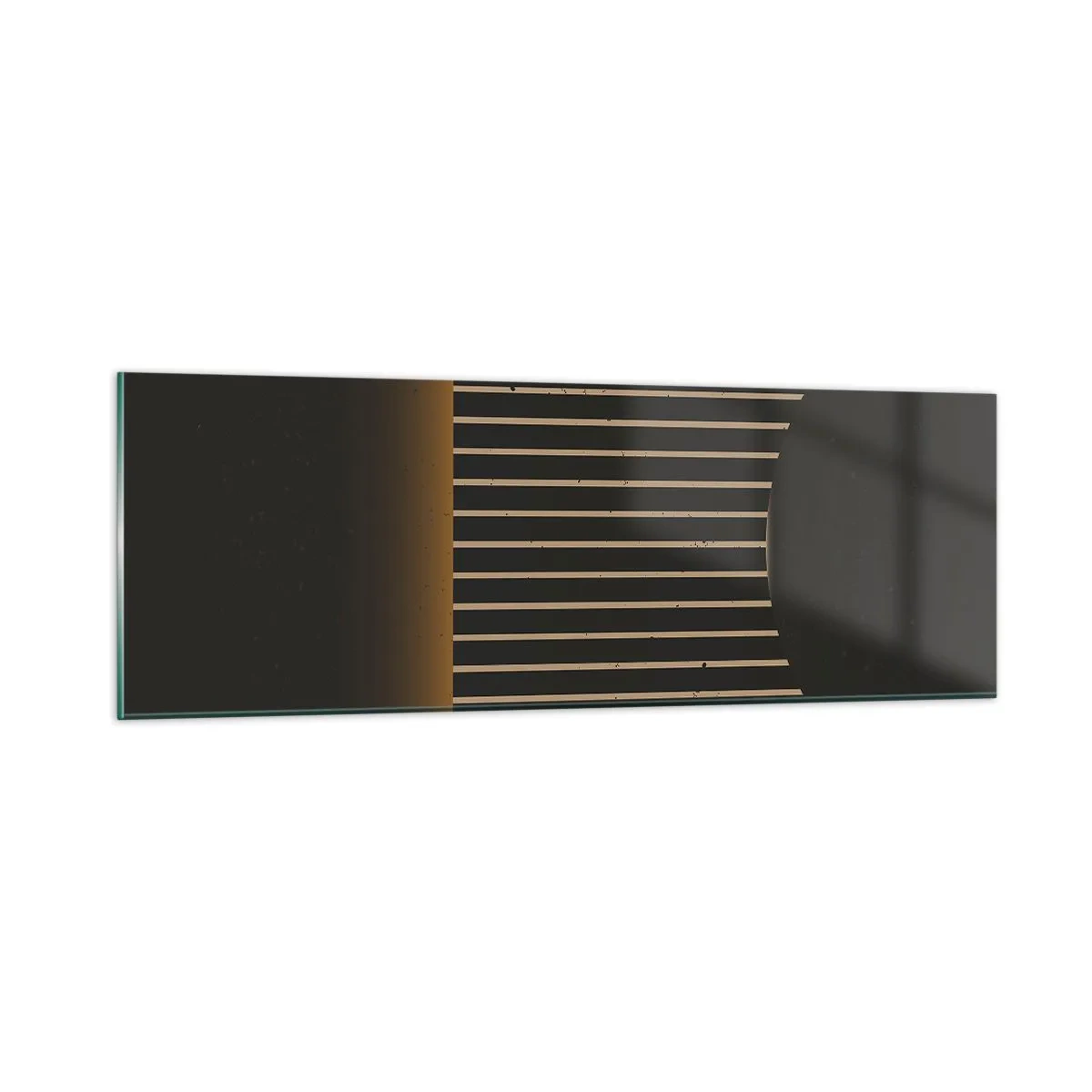 Tablou pe sticlă - Explorați întunericul - 90x30 cm