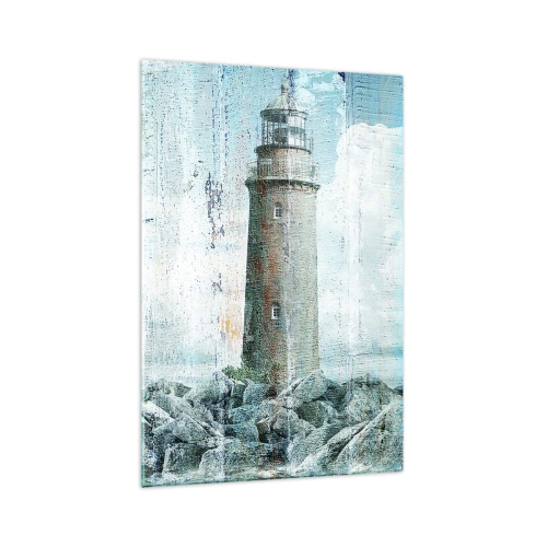 Tablou pe sticlă - Pe lemn vechi - 70x100 cm