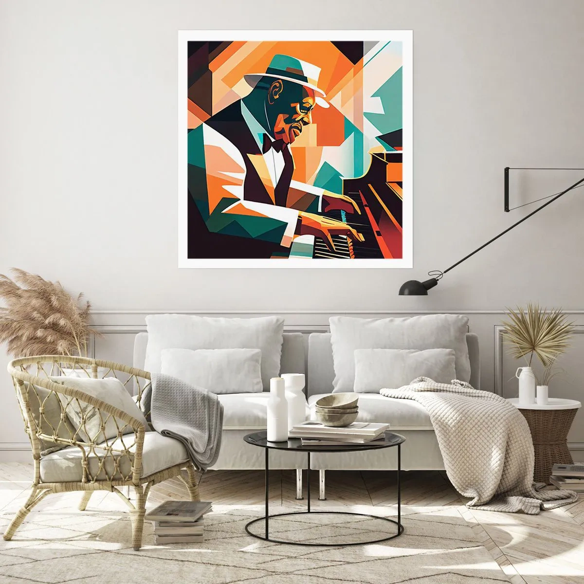 Poster - Numai jazz - 40x40 cm