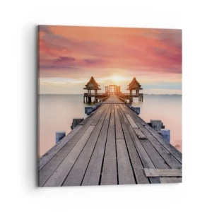 Tablou pe pânză - Vestul la est - 70x70 cm