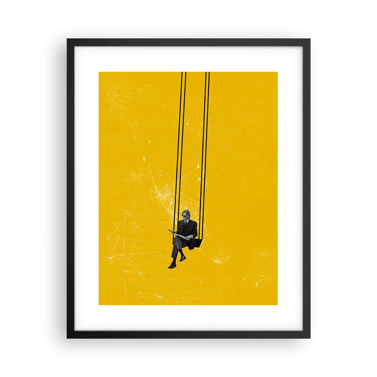 Poster în ramă neagră - O zi ca oricare alta - 40x50 cm