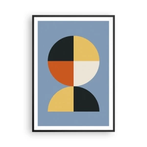 Poster în ramă neagră - Uită-te și numără - 70x100 cm