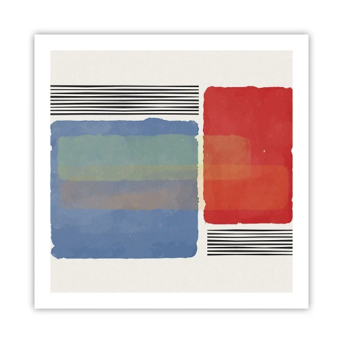 Poster - Spiritul și litera geometriei - 60x60 cm