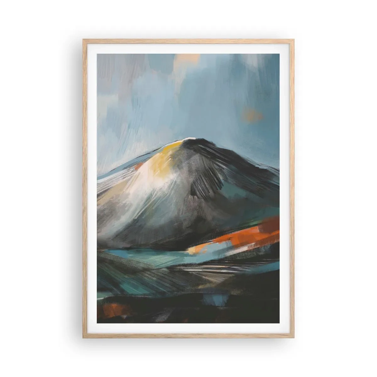 Poster în ramă de stejar deschis - Dure și frumoase - 70x100 cm