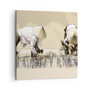 Tablou pe pânză - O recoltă reușită - 60x60 cm