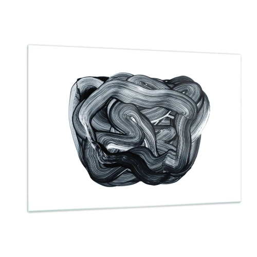 Tablou pe sticlă - Nu este atât de simplu - 120x80 cm