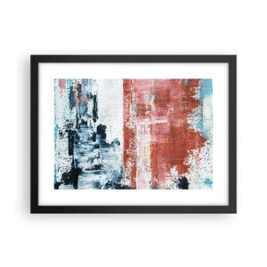 Poster în ramă neagră - Jumi-juma abstract - 40x30 cm