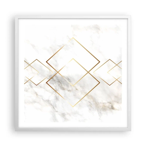Poster în ramă albă - Vedere spre infinit - 60x60 cm