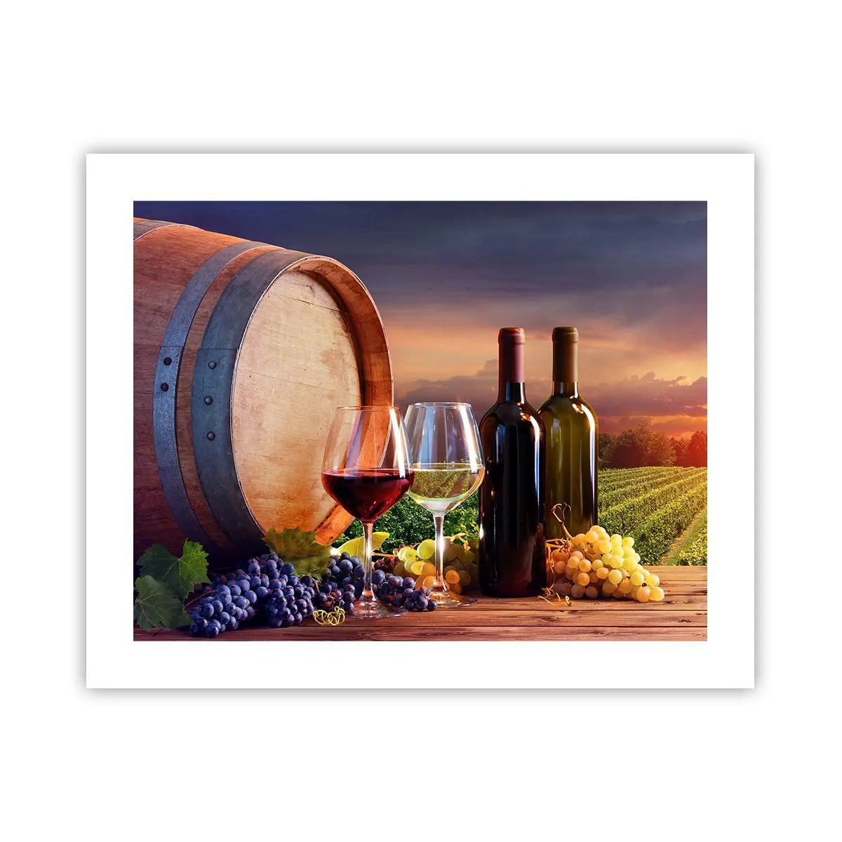 Poster - Aici viața are un gust - 50x40 cm