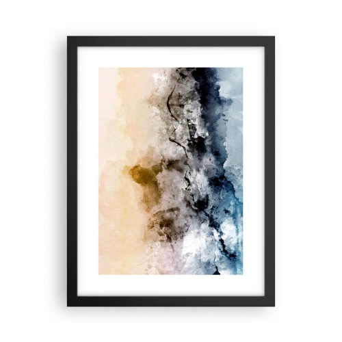 Poster în ramă neagră - Scufundate într-un vârtej de ceață - 30x40 cm