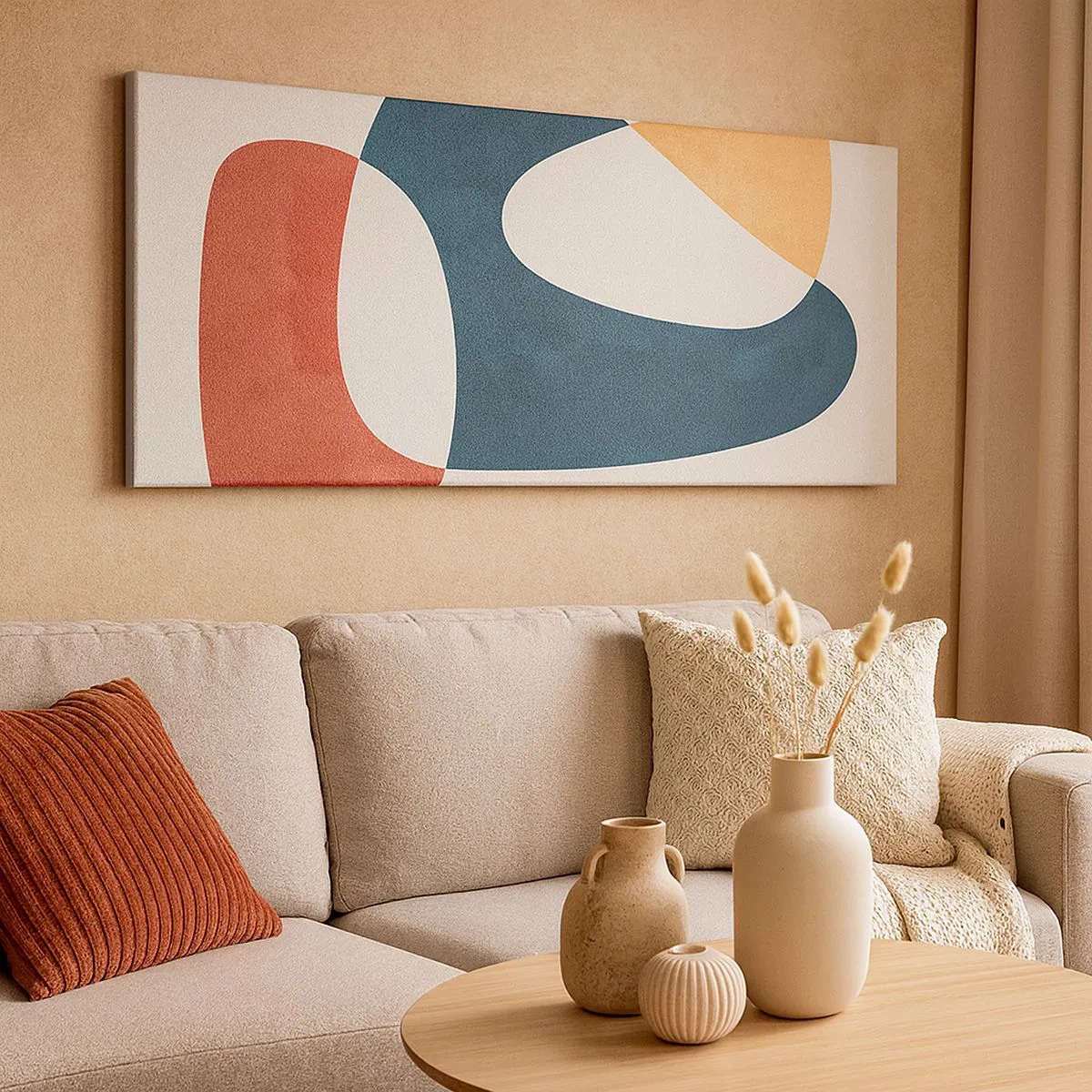 Tablou pe pânză - Influențe și metamorfoze - 100x40 cm