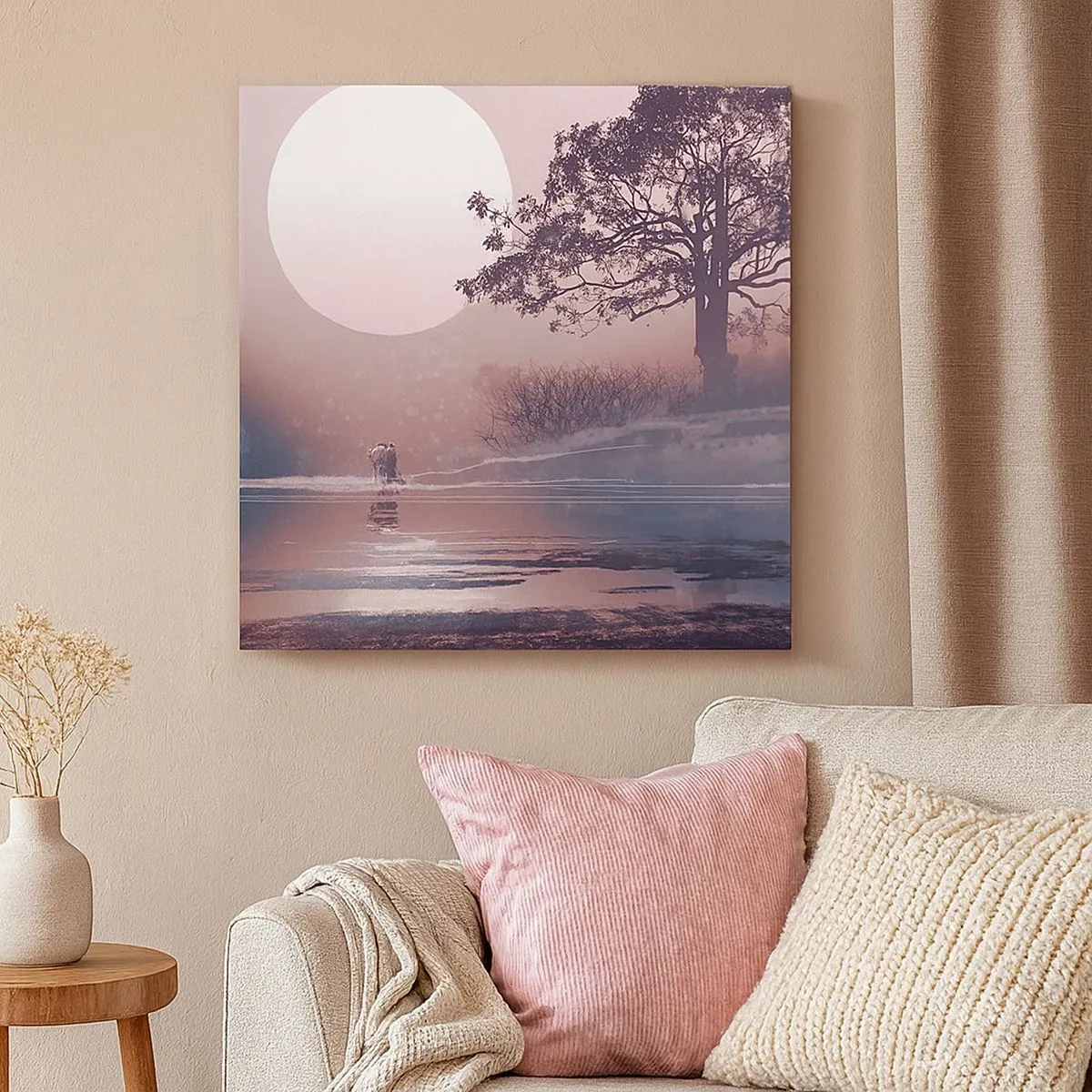 Tablou pe pânză - Minuni nocturne - 30x30 cm