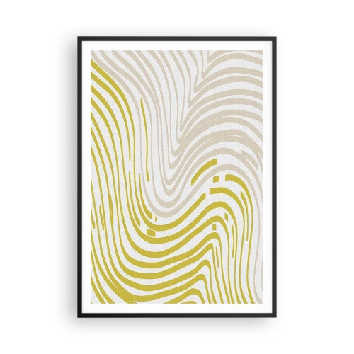 Poster în ramă neagră - Compoziție cu cambrare ușoară - 70x100 cm