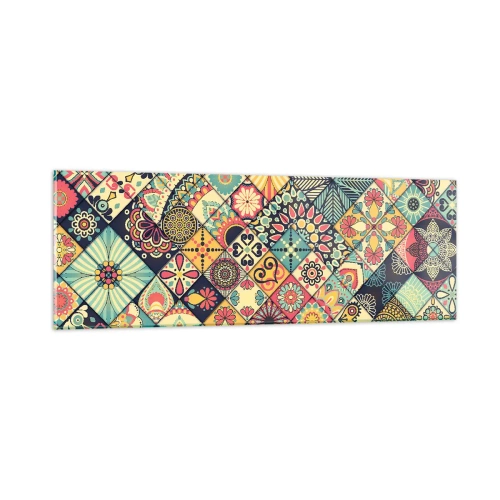 Tablou pe sticlă - Clima marocană - 90x30 cm