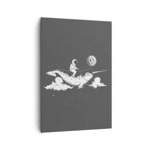 Tablou pe pânză - Cavalerul Spațial - 70x100 cm