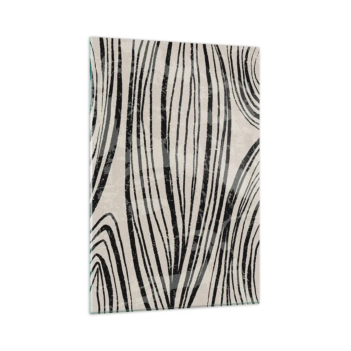 Tablou pe sticlă - Deversare de linii - 80x120 cm