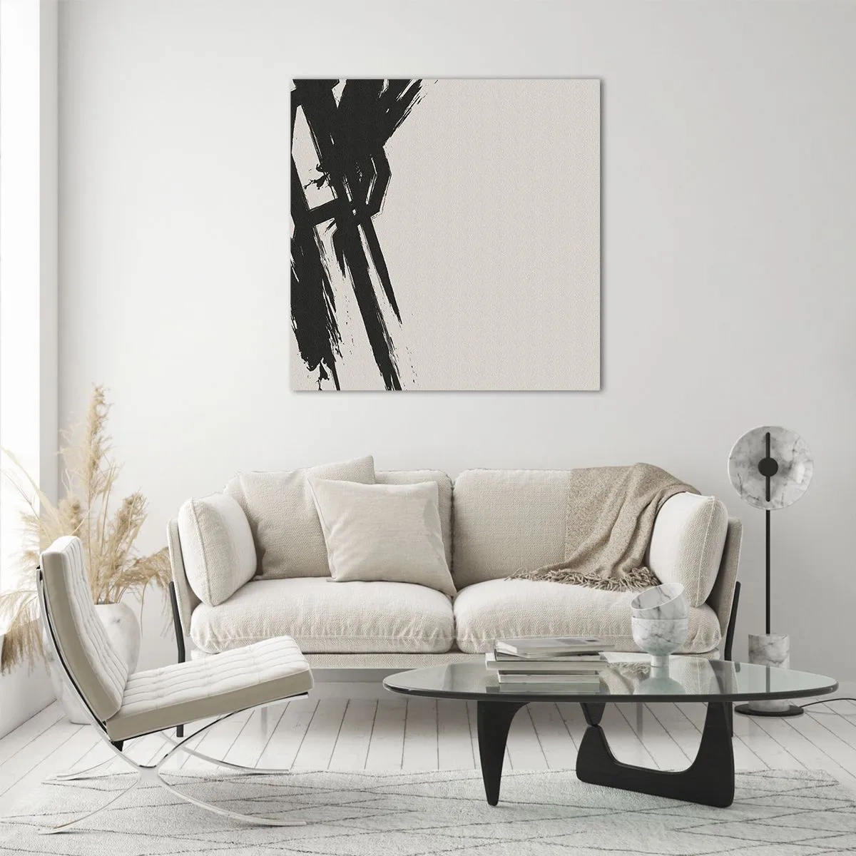 Tablou pe sticlă - Un impuls de neoprit - 50x50 cm