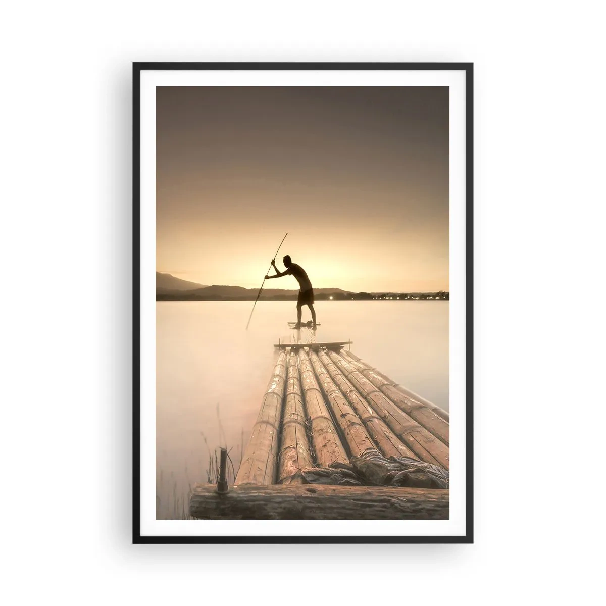 Poster în ramă neagră - Înainte de odihnă - 70x100 cm