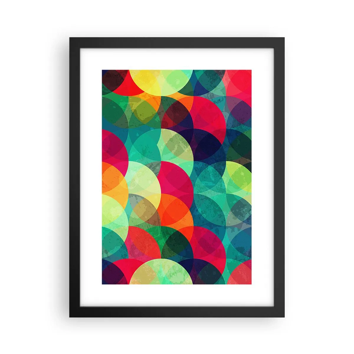 Poster în ramă neagră - Să intrăm în curcubeu - 30x40 cm