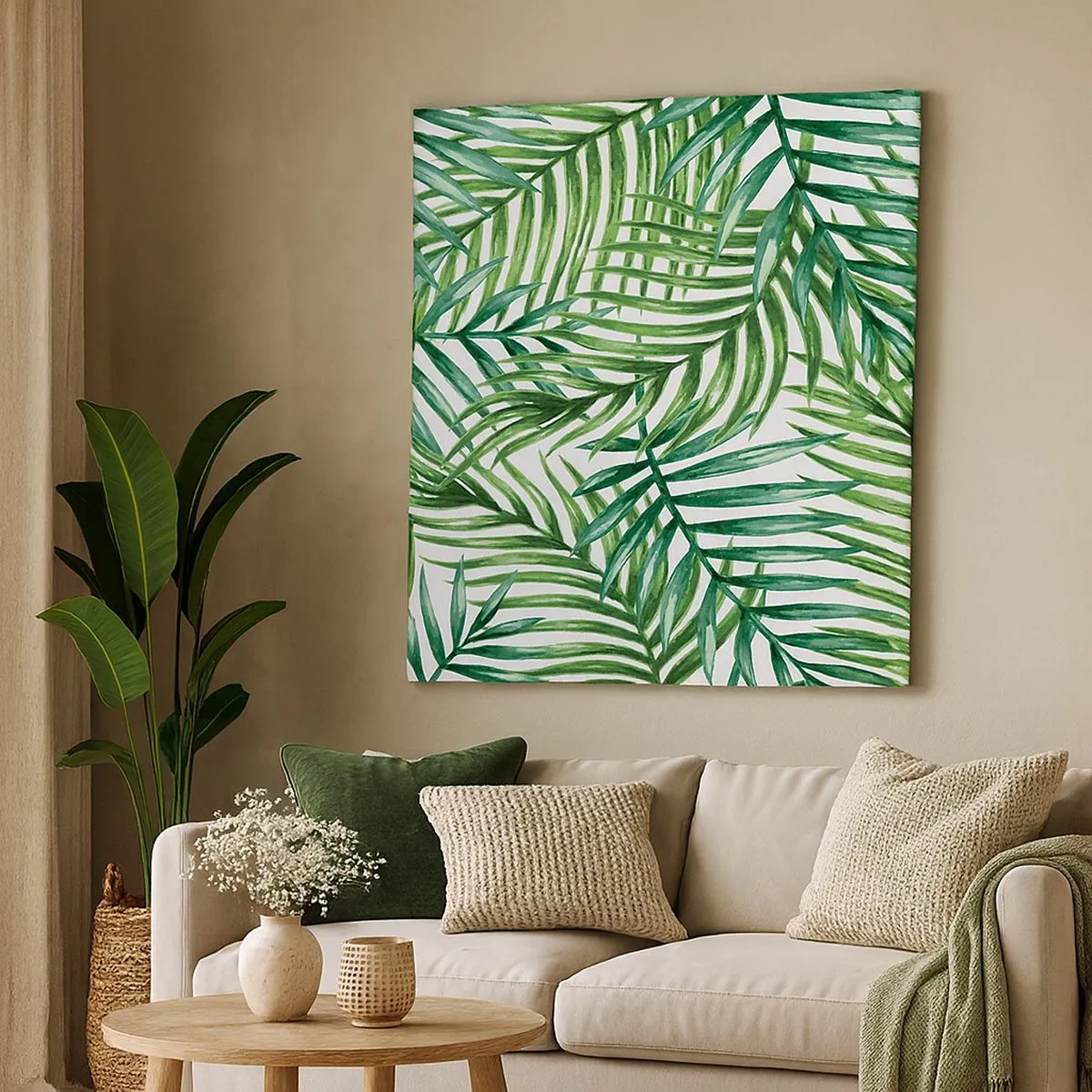 Tablou pe pânză - Sub bolta verde - 30x30 cm