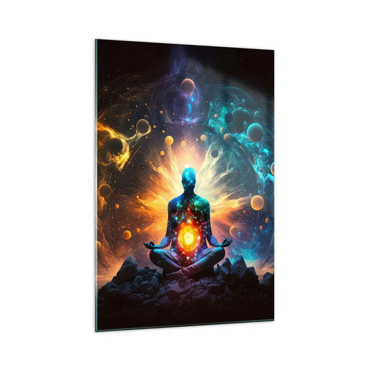 Tablou pe sticlă - Liniște cosmică - 70x100 cm