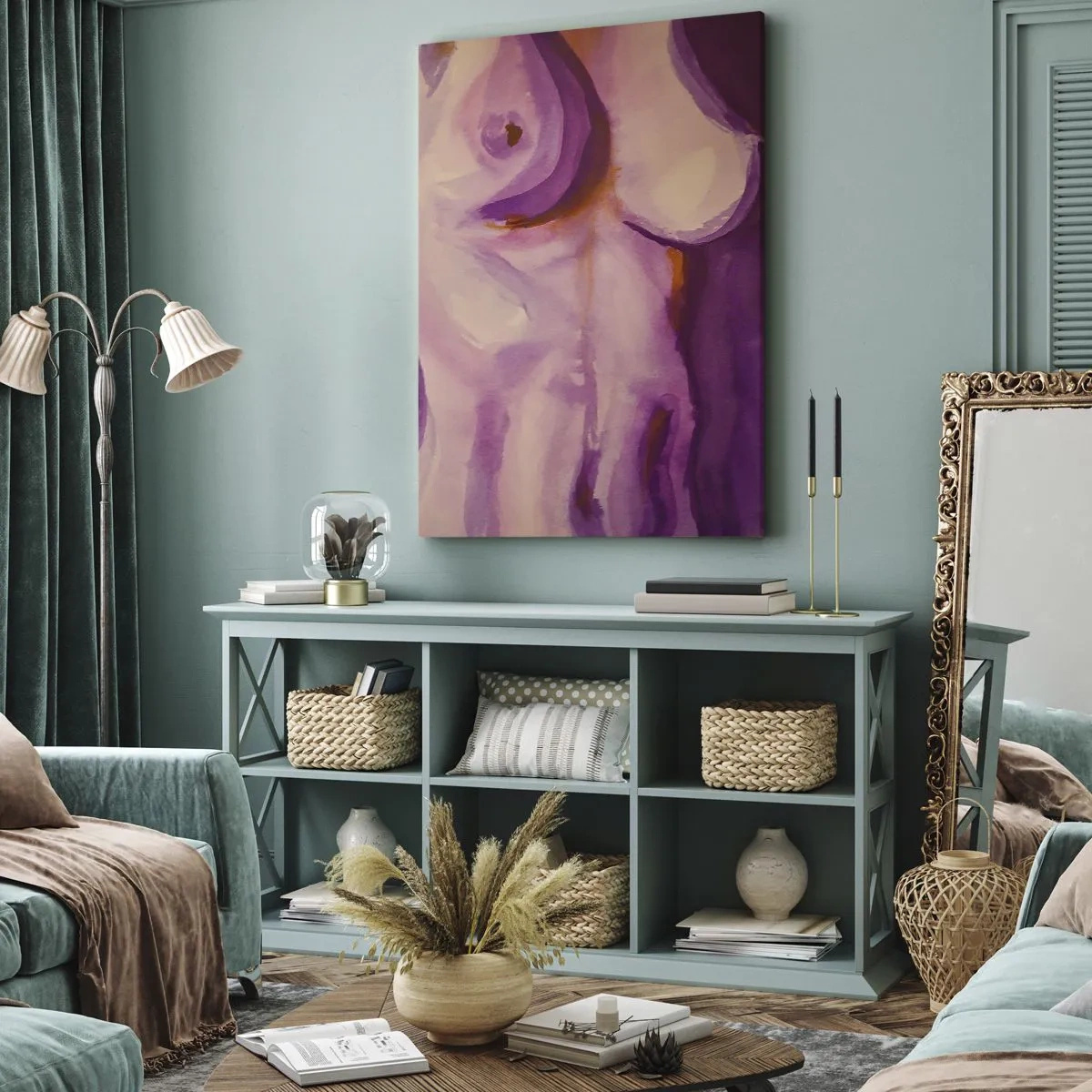 Tablou pe pânză - Oda feminității - 45x80 cm