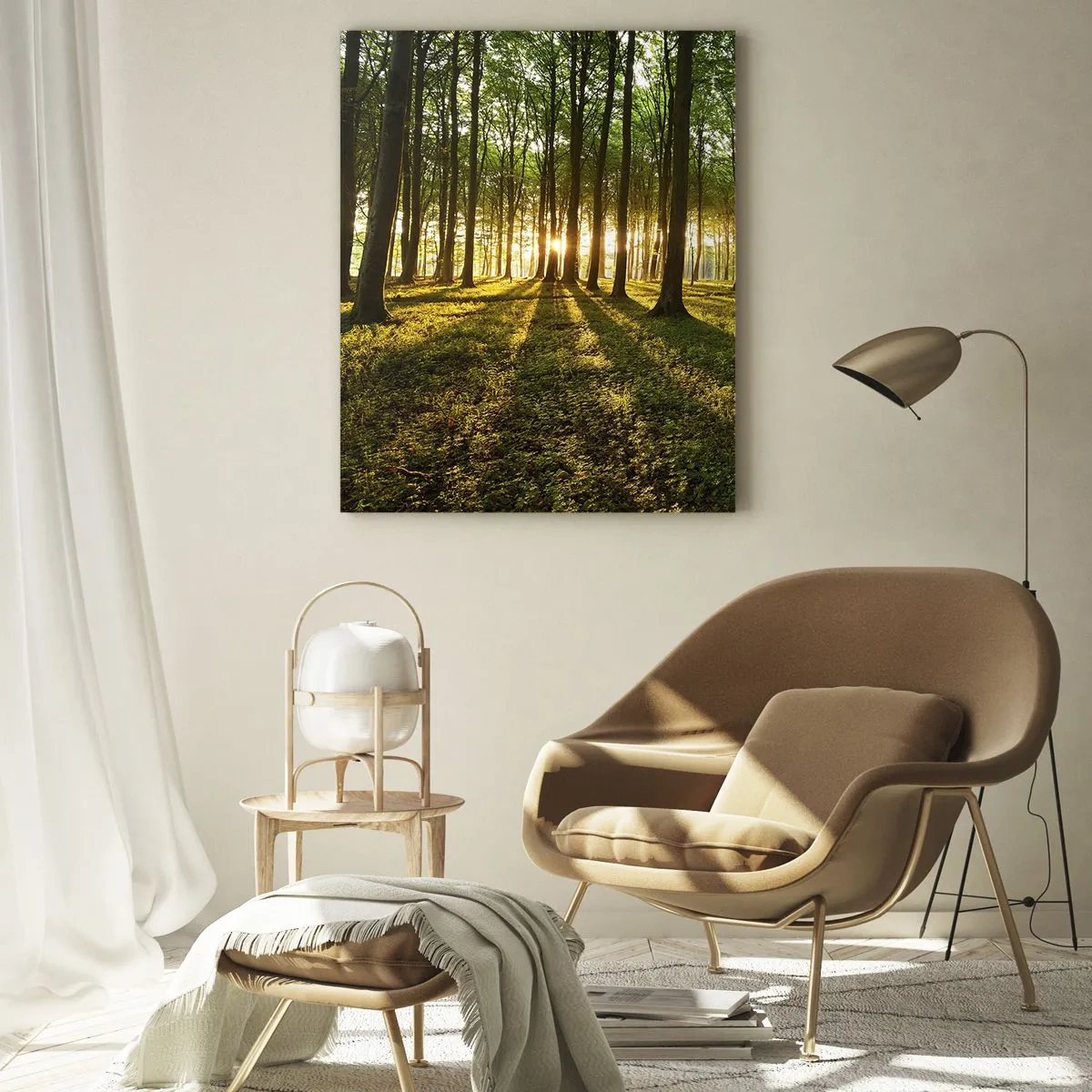 Tablou pe sticlă - Fotografia tuturor primăverilor - 50x70 cm