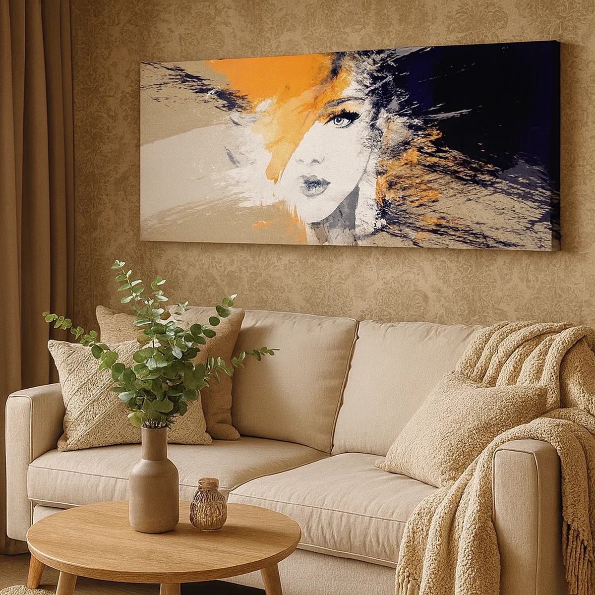 Tablou pe pânză - Și se face lumină - 30x30 cm