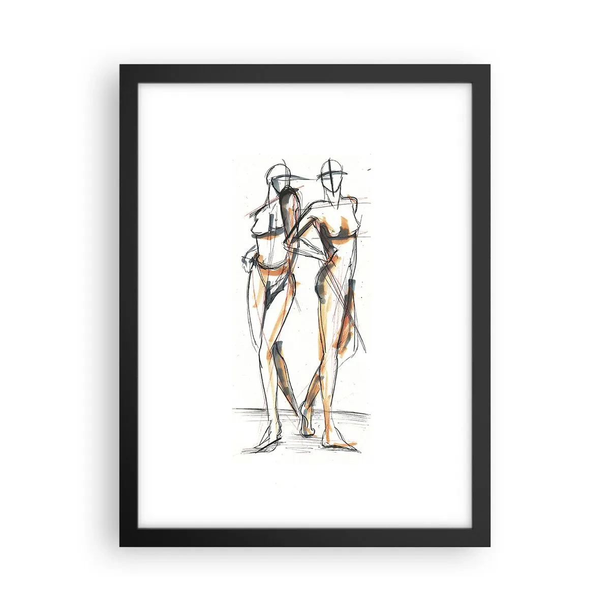 Poster în ramă neagră - Un studiu de farmec - 30x40 cm