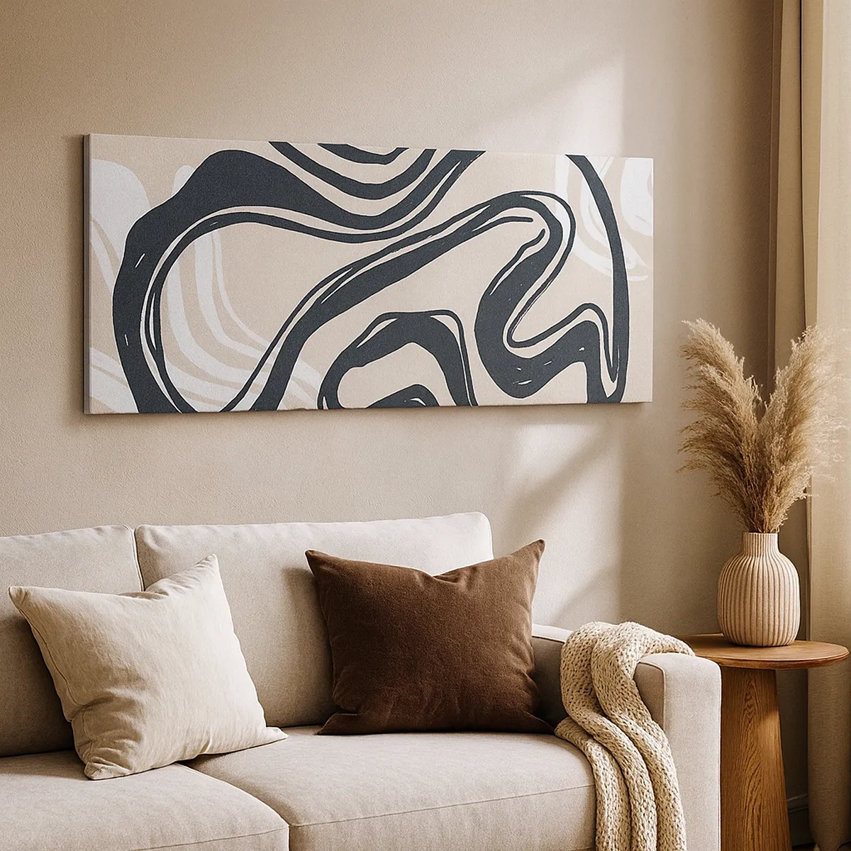 Tablou pe pânză - Expresie multiplicată - 30x30 cm