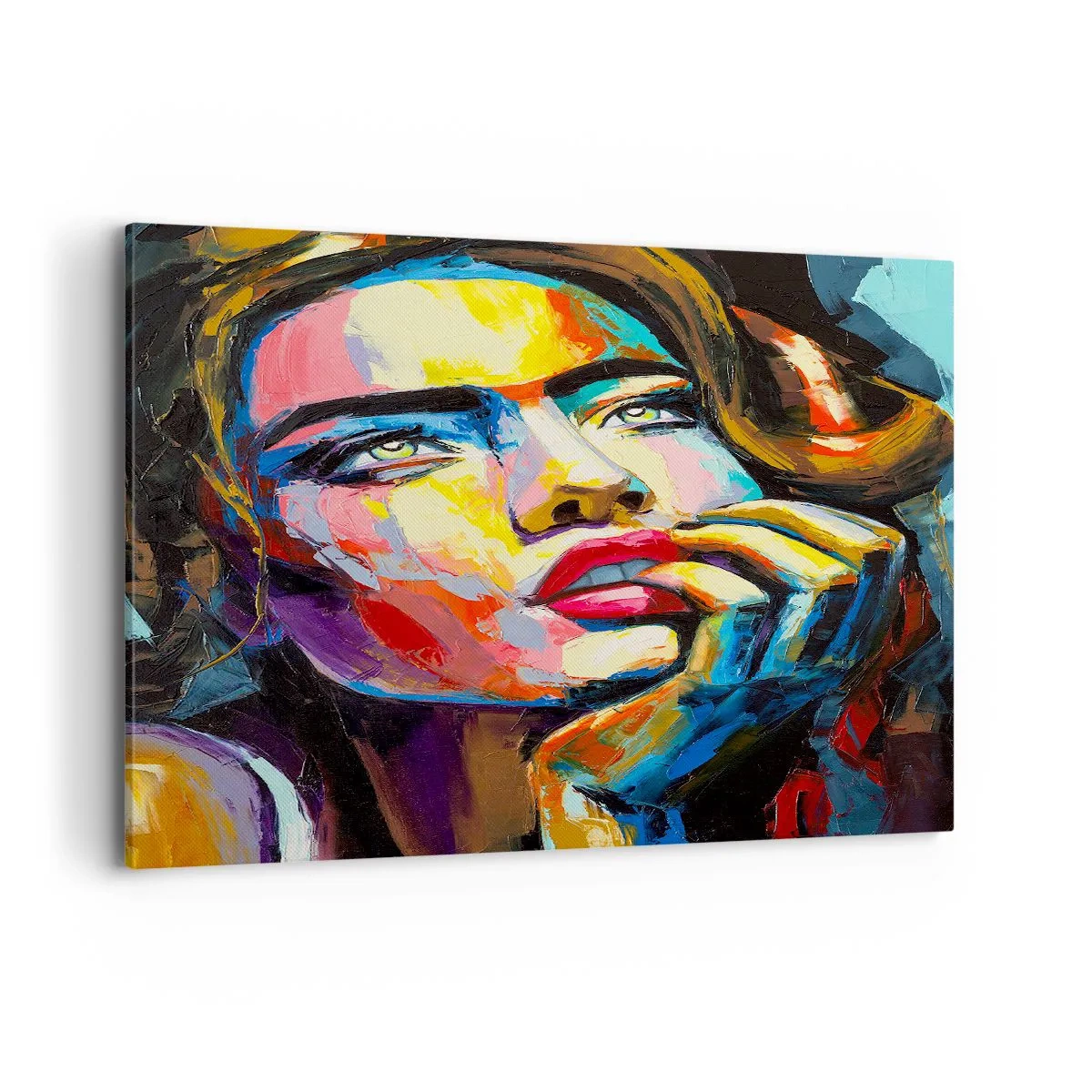 Tablou pe pânză - Visele ca niște păsări se înalță pe cer - 100x70 cm