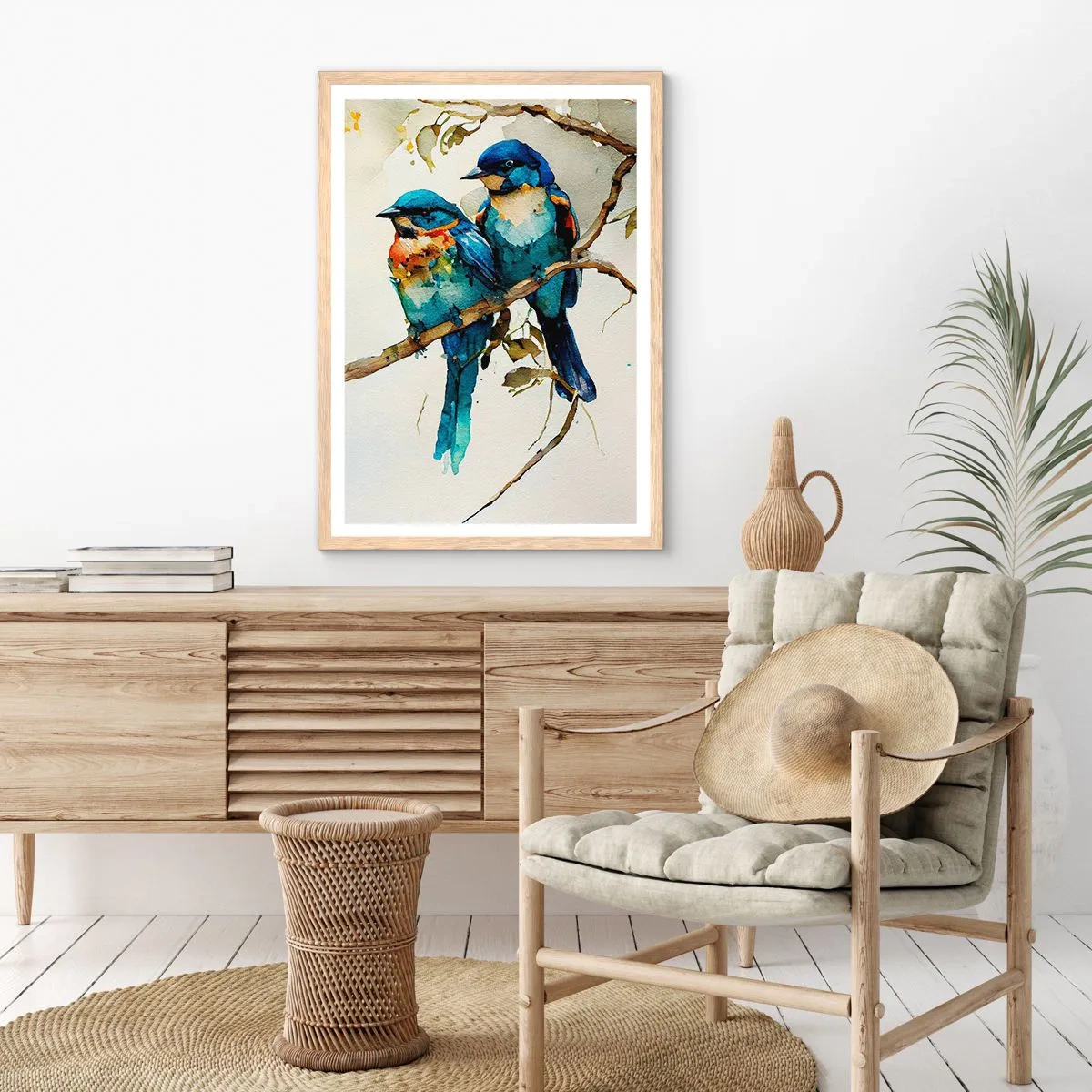 Poster în ramă de stejar deschis - Se simte jignit? - 40x50 cm