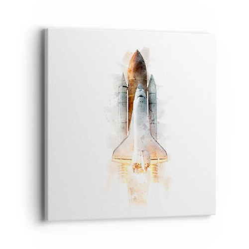 Tablou pe pânză - Exploratorii la start - 40x40 cm