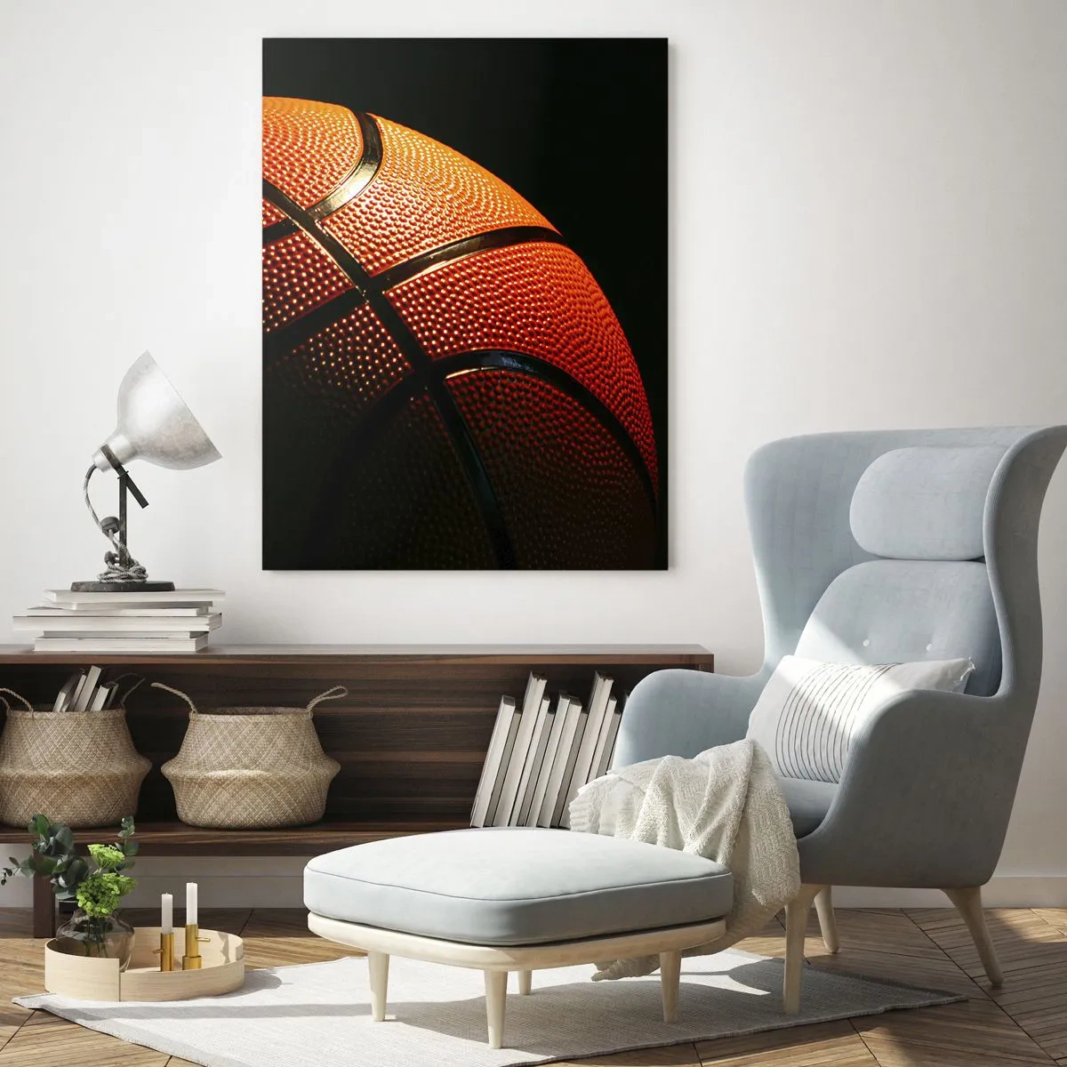 Tablou pe sticlă - Frumoasă ca o planetă - 50x70 cm