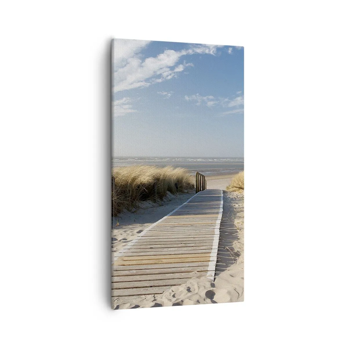 Tablou pe pânză - În spatele dunei, în zumzetul ierbii - 55x100 cm