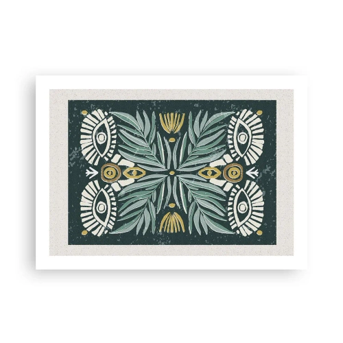 Poster - Ca un decupaj folcloric - 70x50 cm