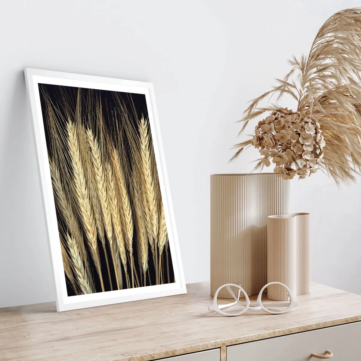 Poster în ramă albă - Magie rustică - 50x70 cm