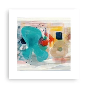 Poster - Joc plin de culoare - 30x30 cm