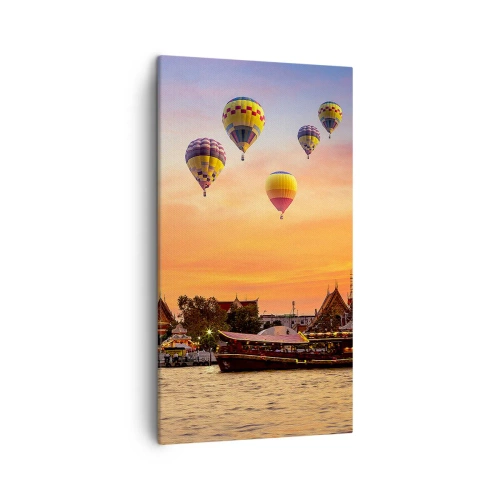 Tablou pe pânză - Aici se nasc basmele - 45x80 cm