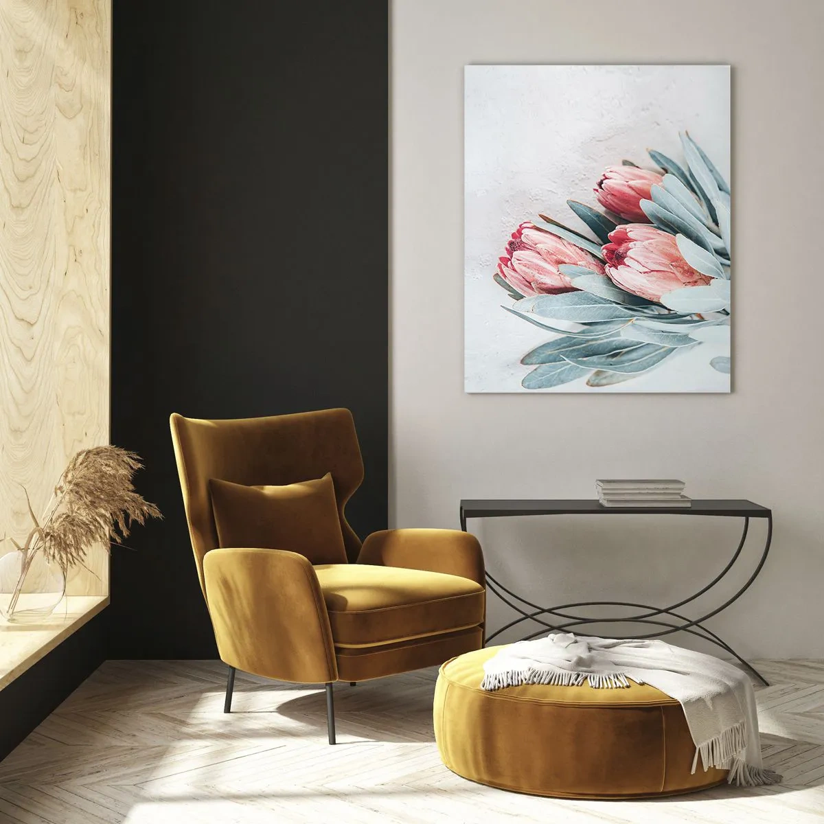 Tablou pe sticlă - Rușinate de propria lor frumusețe - 50x70 cm