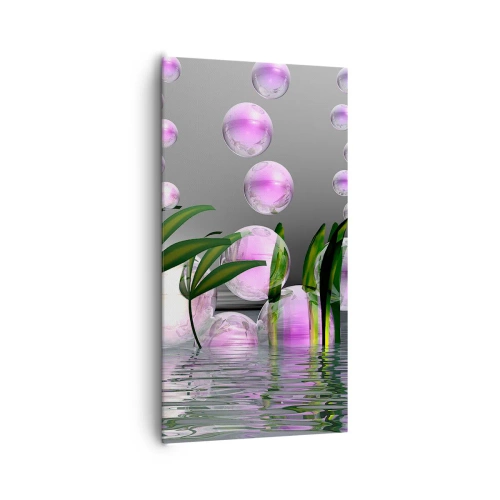 Tablou pe pânză - O compoziție reflexivă de luminozitate și viață - 65x120 cm