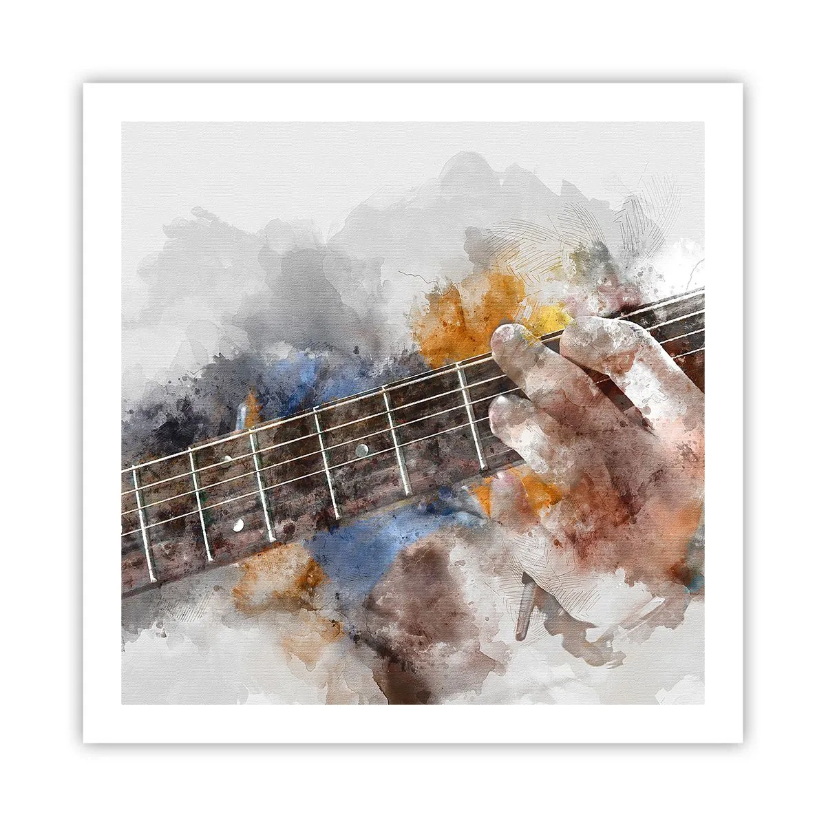 Poster - Poezie între corzi - 60x60 cm