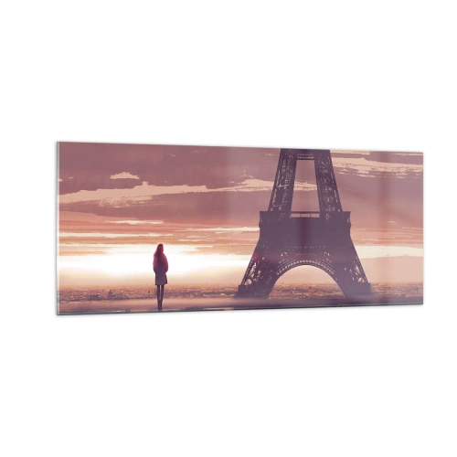 Tablou pe sticlă - Doar ele două - 100x40 cm