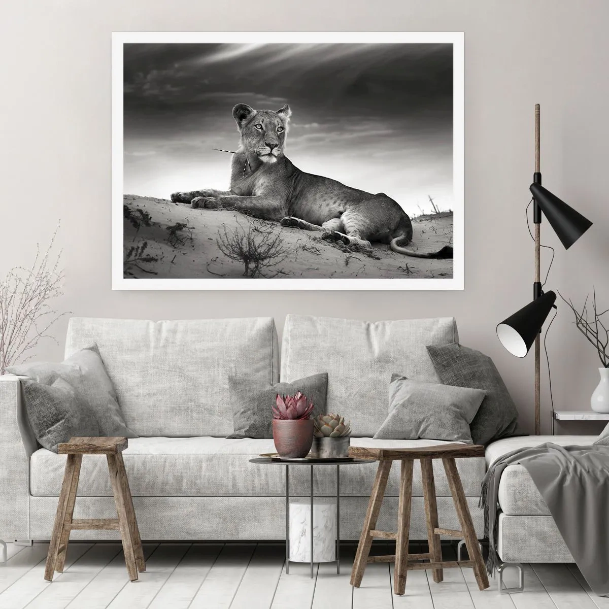 Poster - Odihna reginei deșertului - 91x61 cm