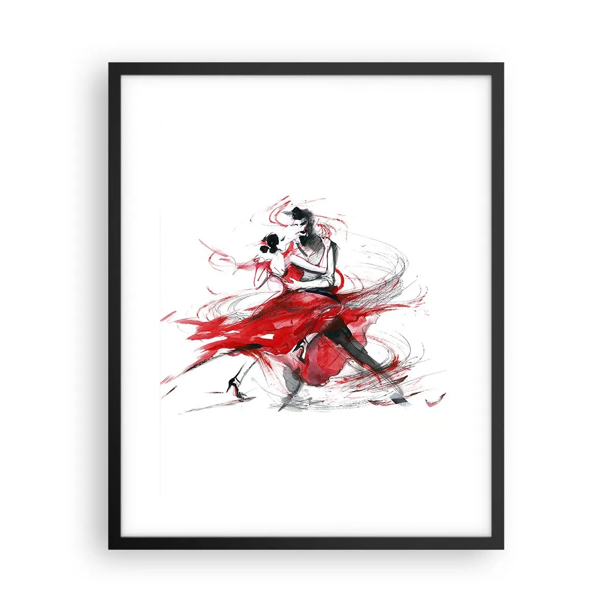 Poster în ramă neagră - Tango - ritmul pasiunii - 40x50 cm